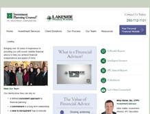 Tablet Screenshot of lakesidefinancialplanning.com
